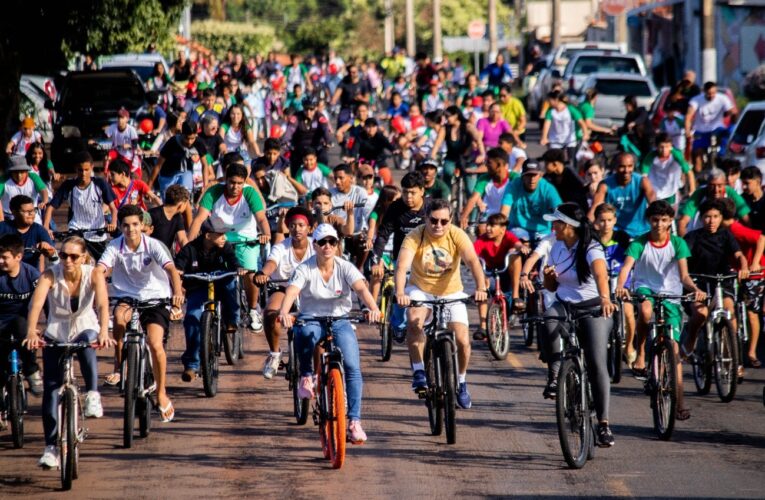 Pedalada Contra o Bullying mobiliza mais de 500 pessoas em Morrinhos