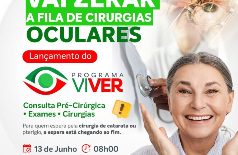 Prefeito Maycllyn Carreiro lança programa histórico que vai zerar fila de cirurgias oculares em Morrinhos